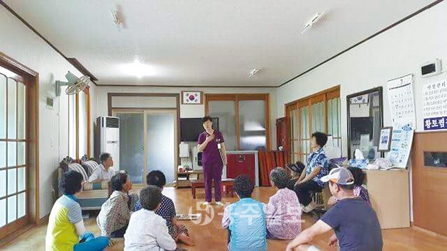 홍성노인종합복지관은 지난 26일 갈산변 부기리 경로당에서 건강교육 및 검진을 진행했다.