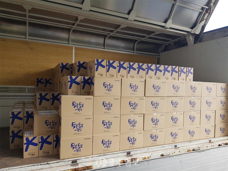 비대면으로 전달되는