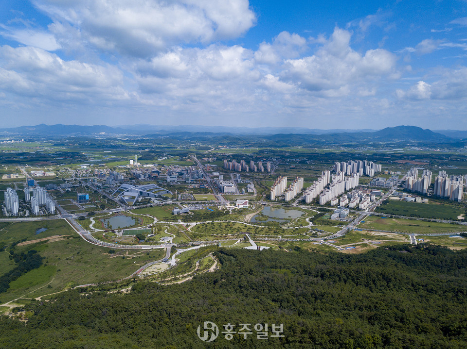 내포신도시 전경.