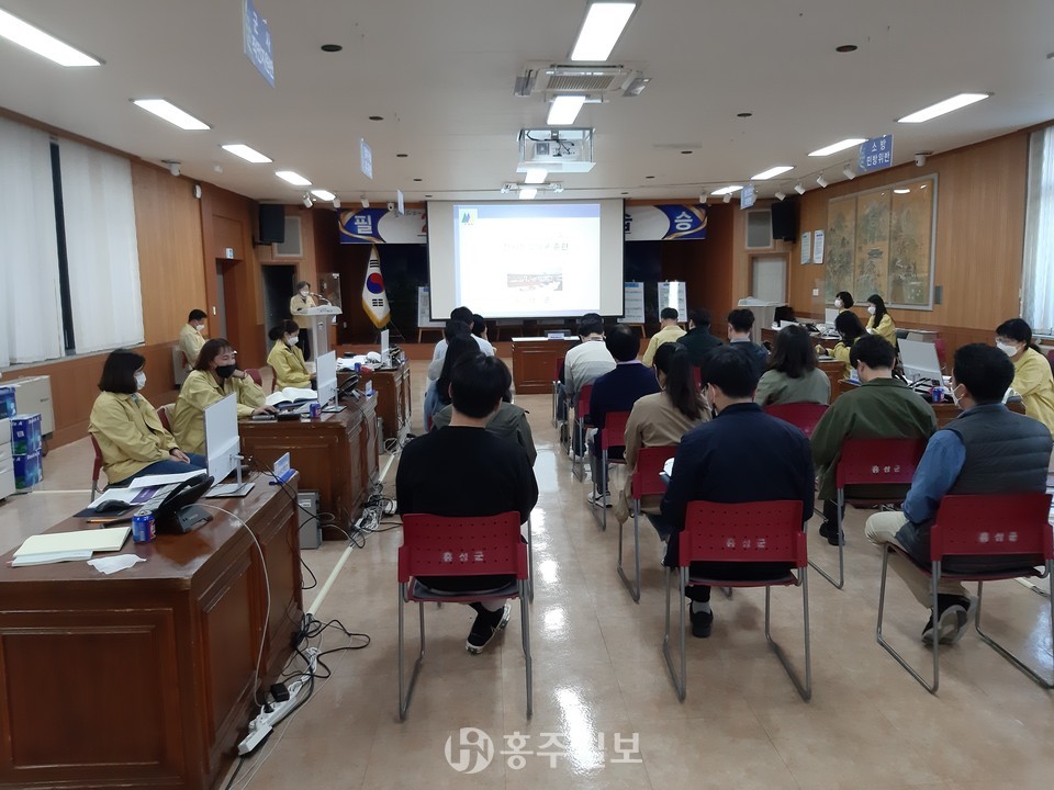 2021년 충청남도 을지태극연습 현장.