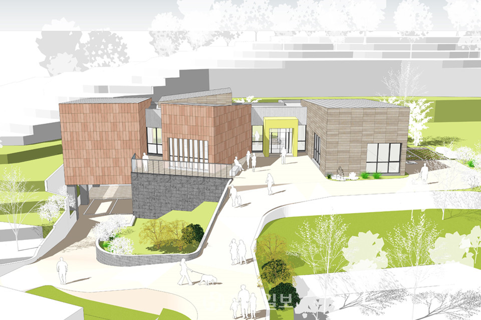 고암학술연구실 조감도.