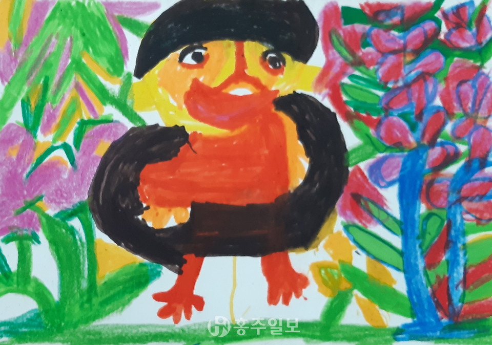 〈사람〉 36×26㎝ 수성싸인펜.