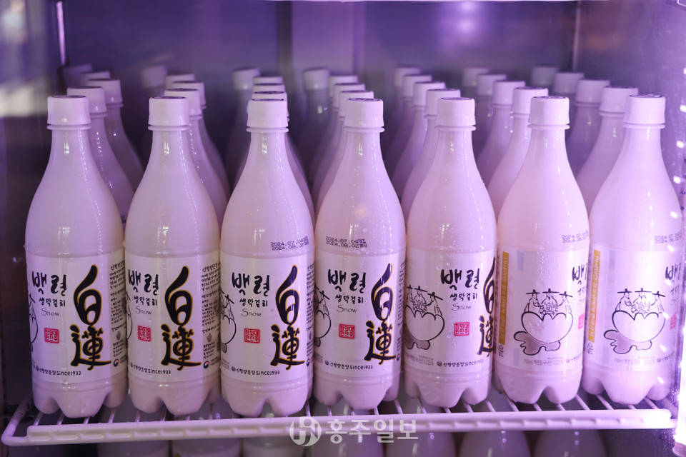 신평양조장의 백련막걸리.