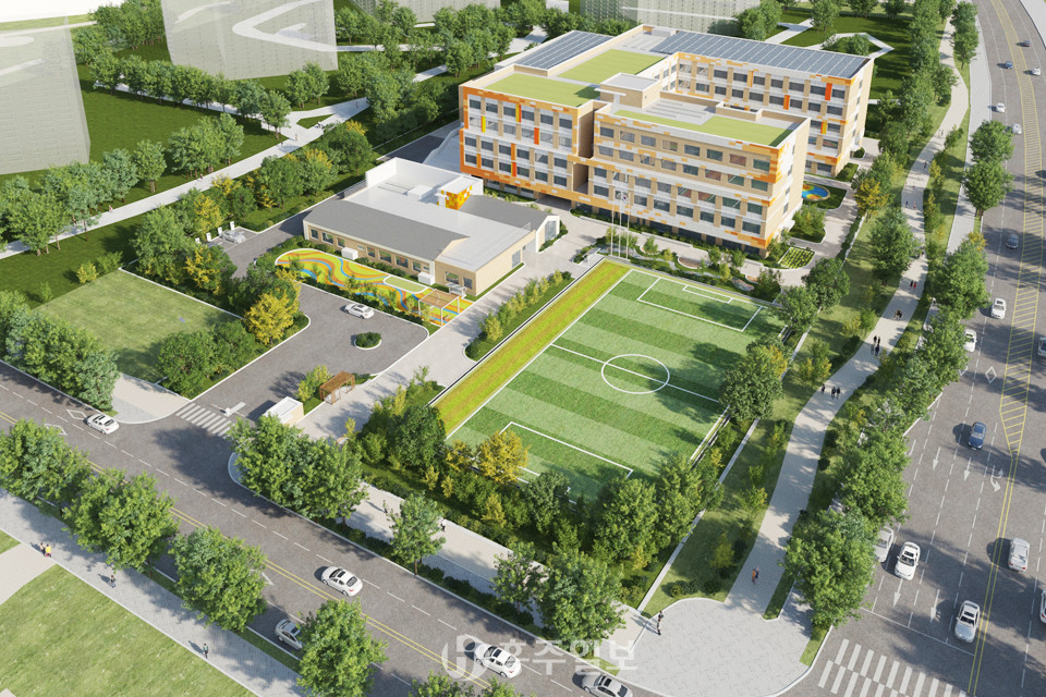 2026년 3월 내포신도시로 이전·개교를 앞두고 있는 홍주초등학교 조감도.