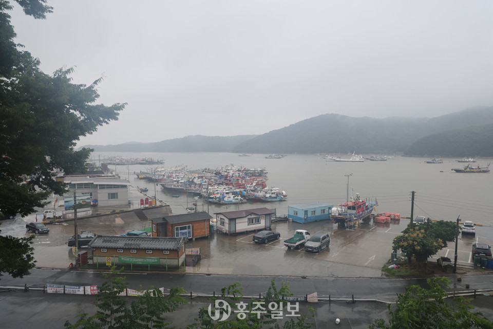 보령 오천의 충청도수군절도사영(수영) 앞바다.