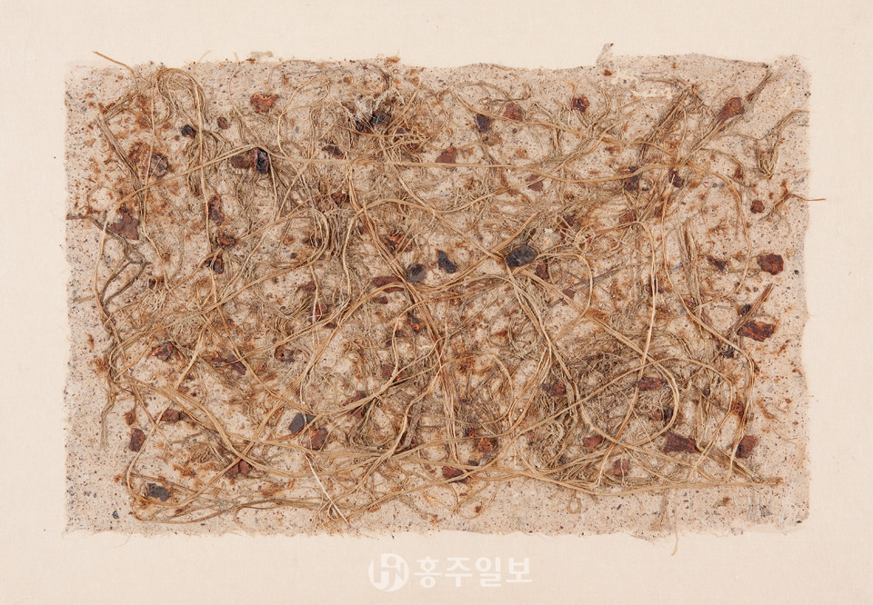 콜라주, 실, 23.5x34.2cm, 1960년대.