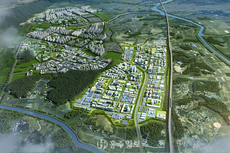 내포신도시 미래신산업 국가산업단지 조감도.