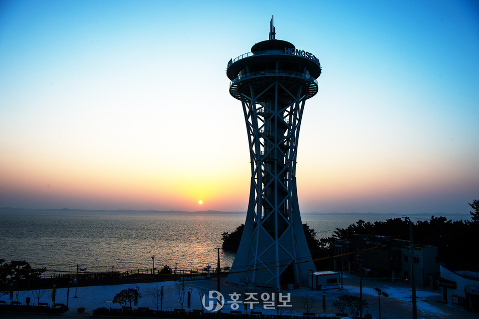 홍성스카이타워 전경.