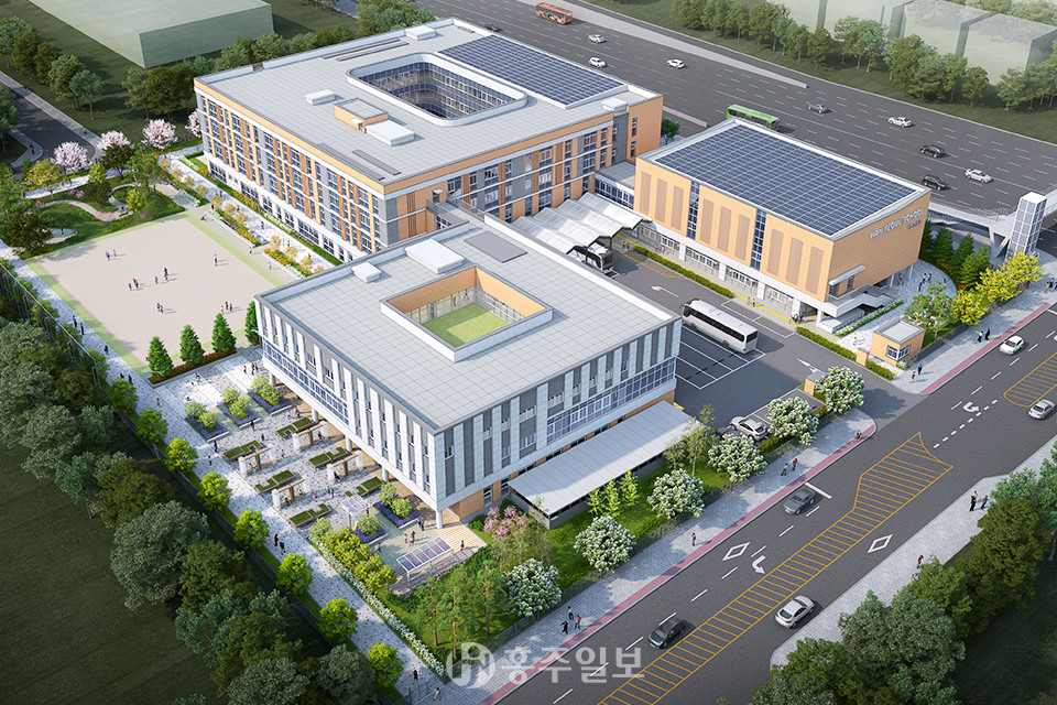 (가칭)한여울학교 조감도.