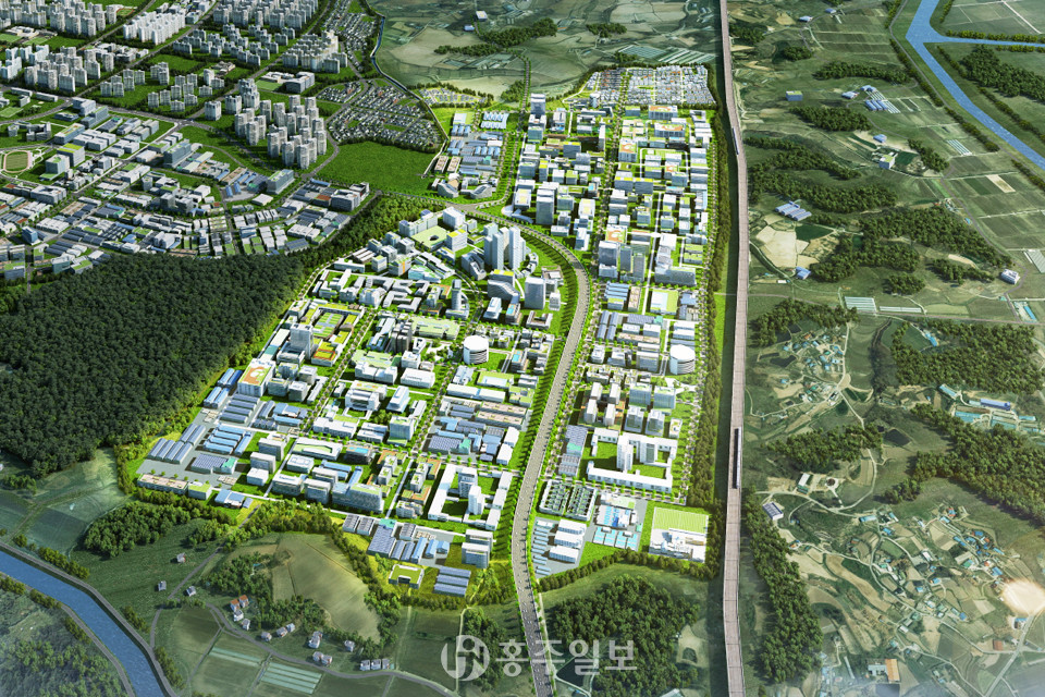 내포신도시 미래신산업 국가산업단지 조감도.