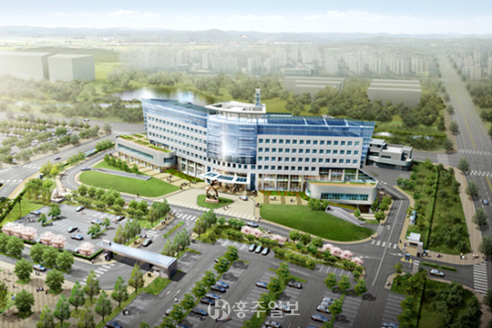 내포신도시로 이전을 앞둔 충남경찰청 조감도.